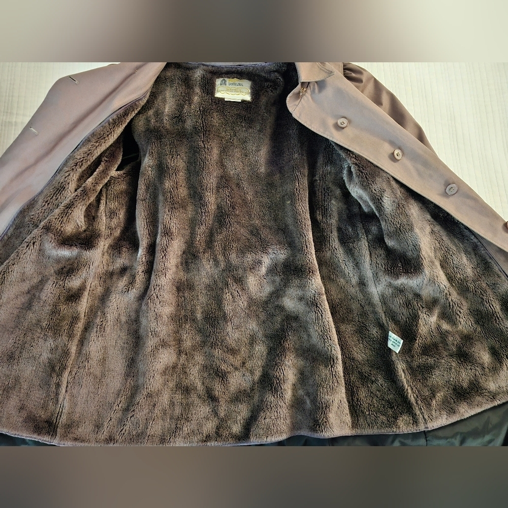 London Fog Taupe Coat - Picture 5 of 15